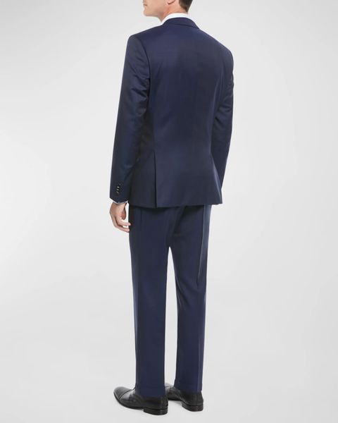 Костюм чоловічий Hugo boss темно синій 013 фото