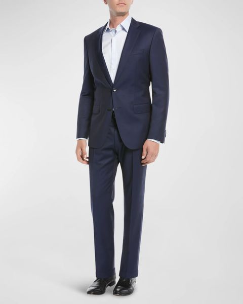 Костюм чоловічий Hugo boss темно синій 013 фото